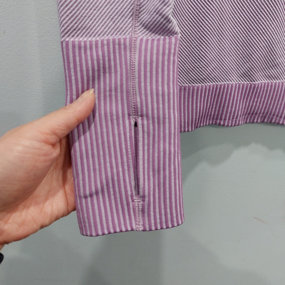 Lululemon Restless Pullover Diagonal Rib Wisteria… - image 4